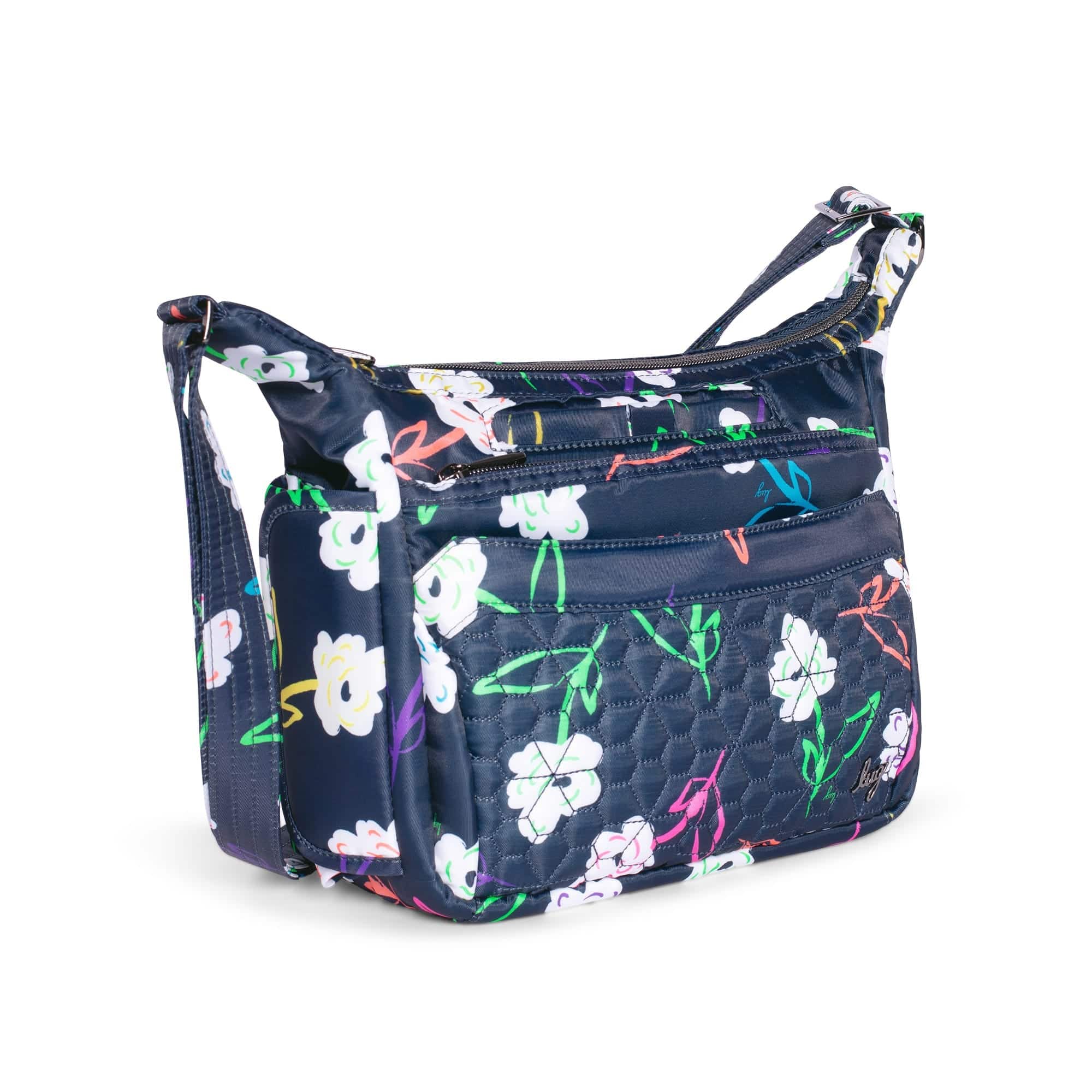Flutter SE Crossbody Bag - BRIGHT FLORAL - FlutterSE_BrightFloral_02